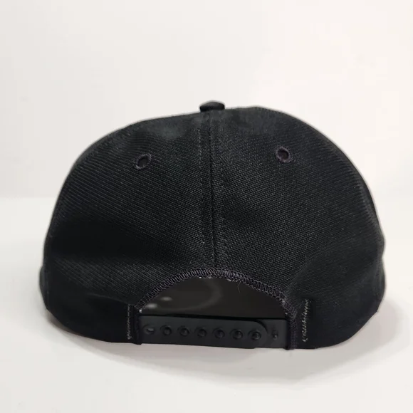 Vintage New Era Hat Saints Script Gold, SnapBack Cap Black, Green Under Brim - Picture 7 of 9